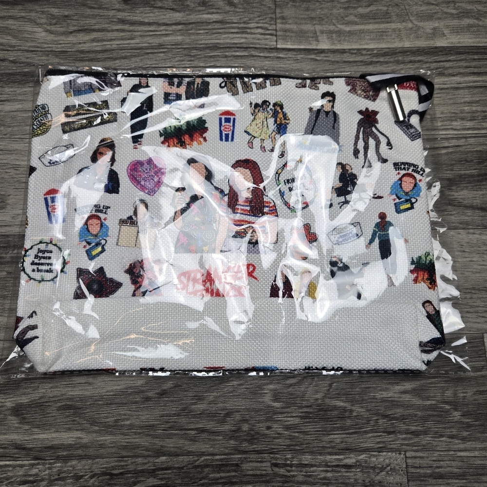 NEW Stranger Things Cosmetic BagStill In Plastic Package